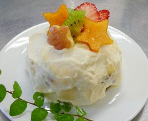 豆腐クリームケーキ　日野菜キッチン　レシピ